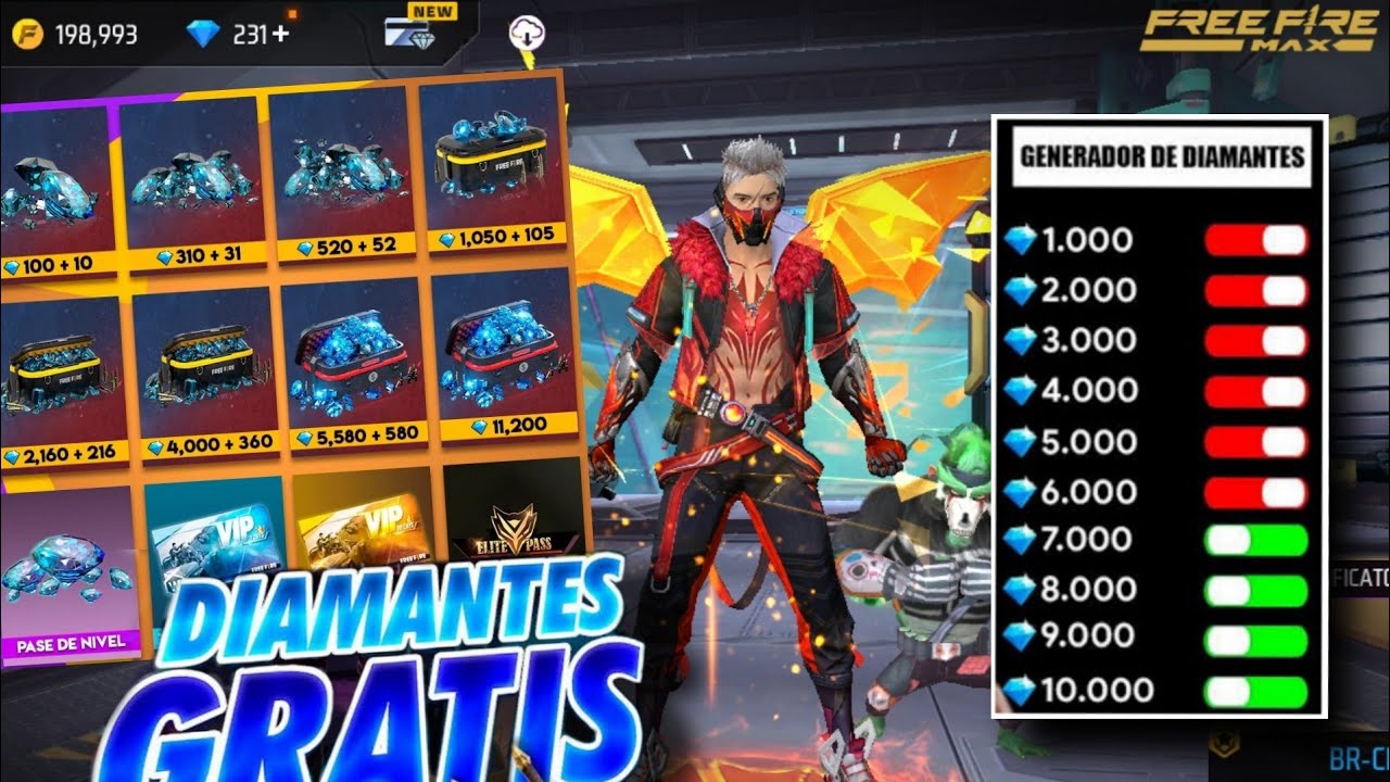 como conseguir diamantes en free fire