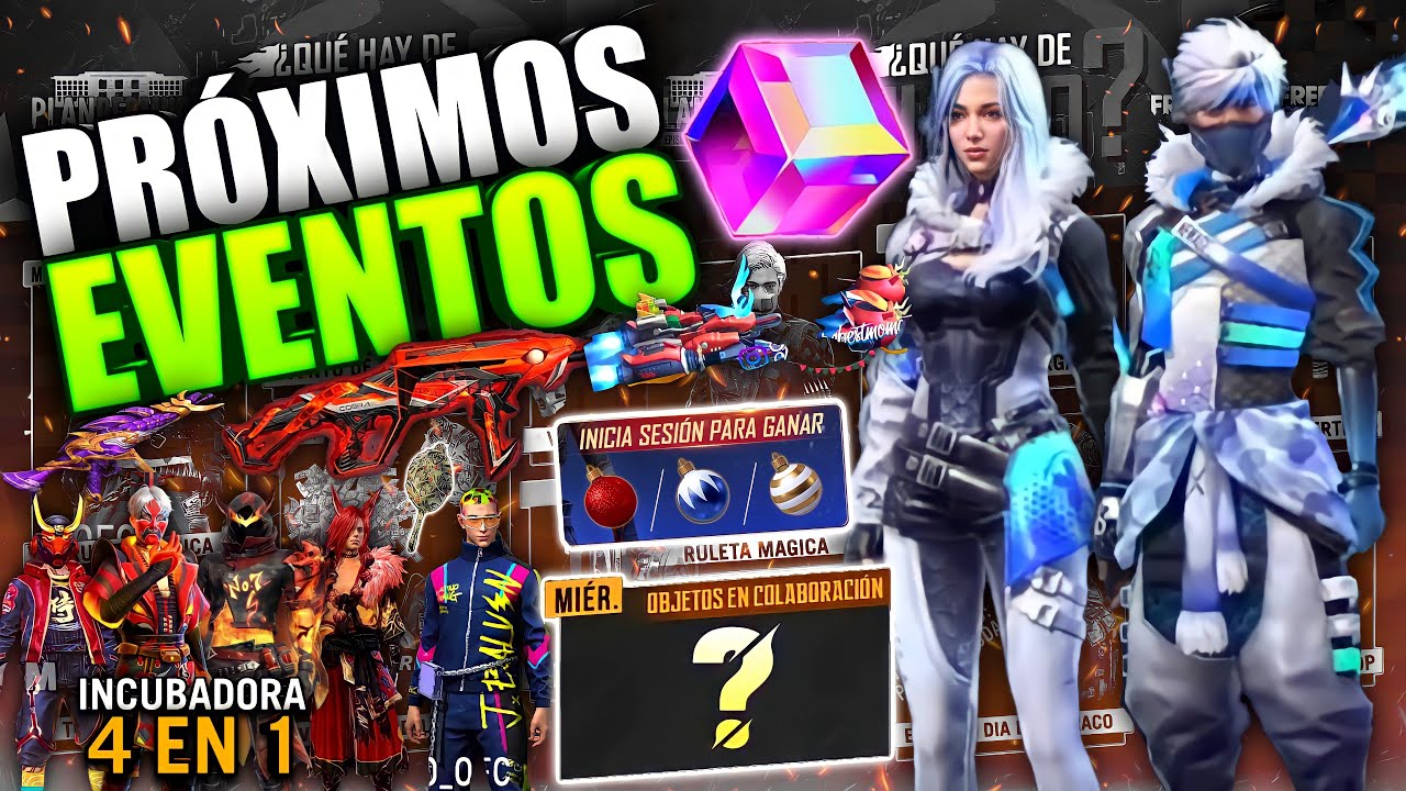 cuales son los proximos eventos en free fire