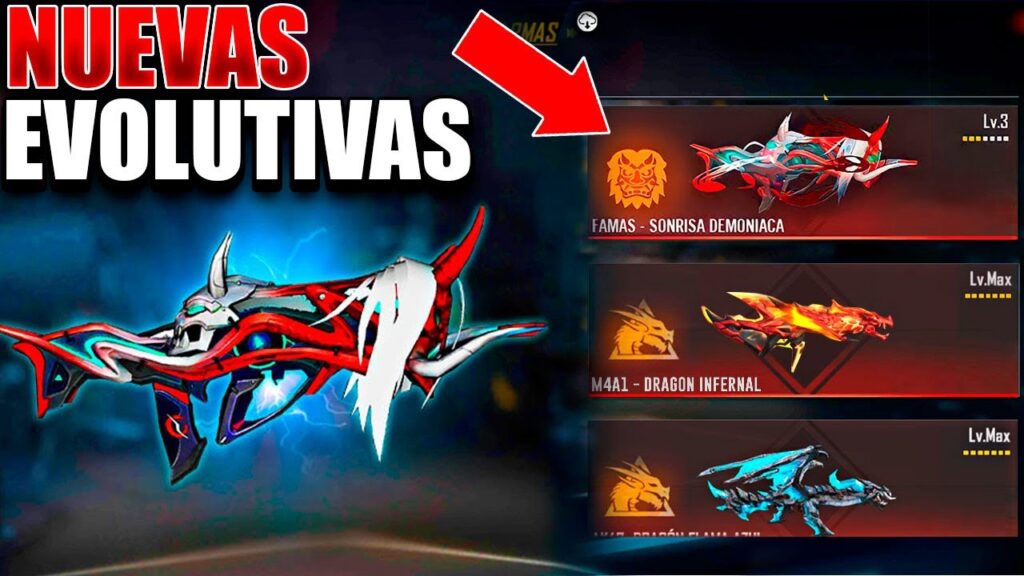 descubre si existe algun generador de armas evolutivas para free fire que realmente funcione